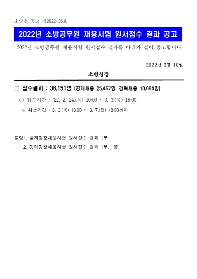 2022년 소방공무원 채용시험 원서접수 결과 공고001.jpg