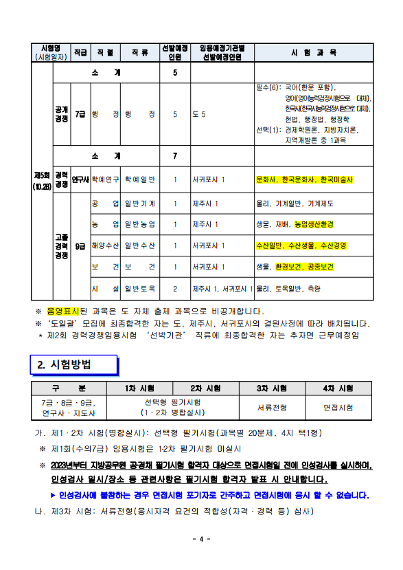 2023년도 제주특별자치도 지방공무원 임용시험 시행계획 공고 3.png